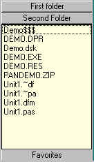 Example TOutPanel as Folders holder